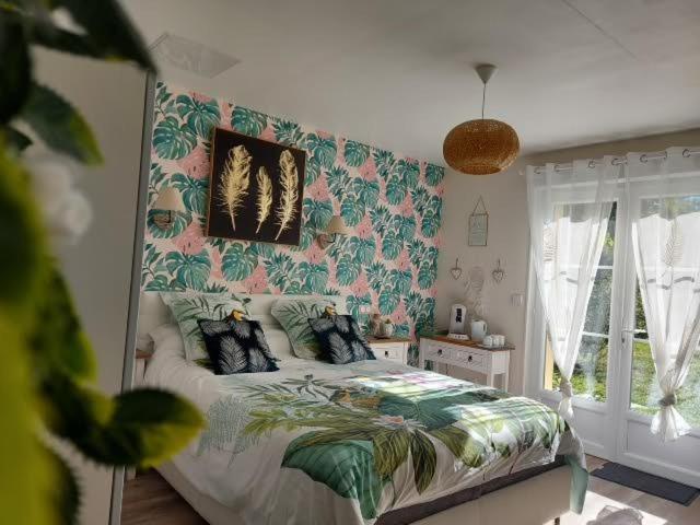 Les Nids De La Baie Bed & Breakfast Favières Dış mekan fotoğraf